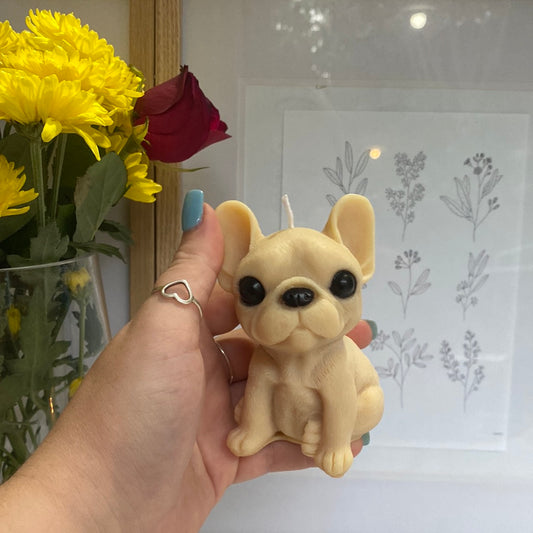 French Bulldog Candle